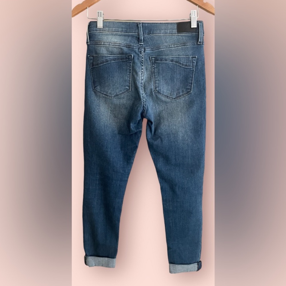 Express: Mid Rise Blue Denim Jeans - Picture 8 of 16